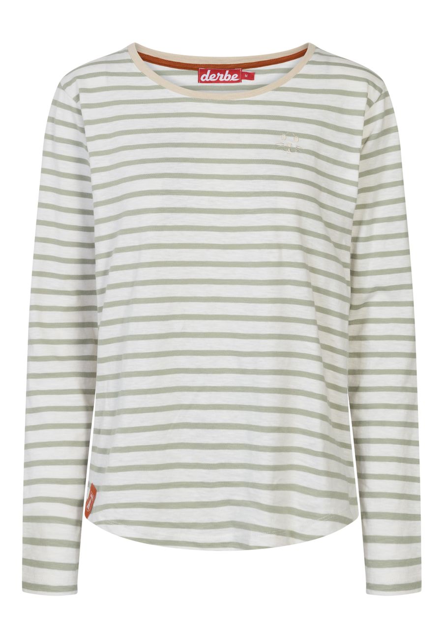 DERBE HAMBURG W-03-LSFL-ROBBENSCHNUTE Damen Langarmshirt